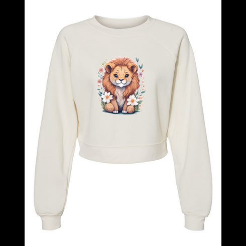 Cartoon lion Bella canvas hoodie 7505